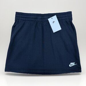 Nike Girls' Sportswear Club French Terry Athletic Skirt size XL Black